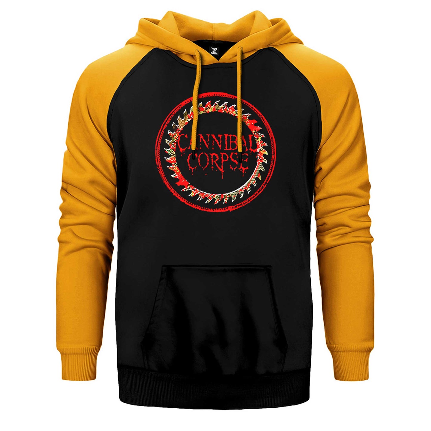Cannibal Corpse Testere Çift Renk Reglan Kol Sweatshirt / Hoodie