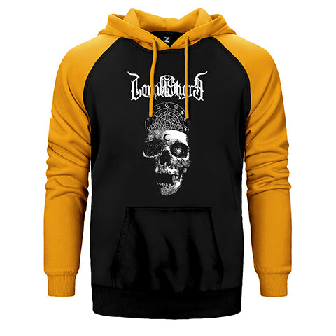 Lorna Shore Skull Çift Renk Reglan Kol Sweatshirt / Hoodie