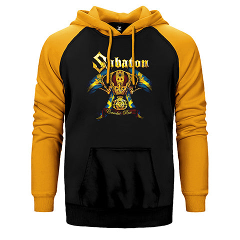 Sabaton Carolus Rex Çift Renk Reglan Kol Sweatshirt / Hoodie
