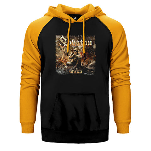 Sabaton The Great War Çift Renk Reglan Kol Sweatshirt / Hoodie
