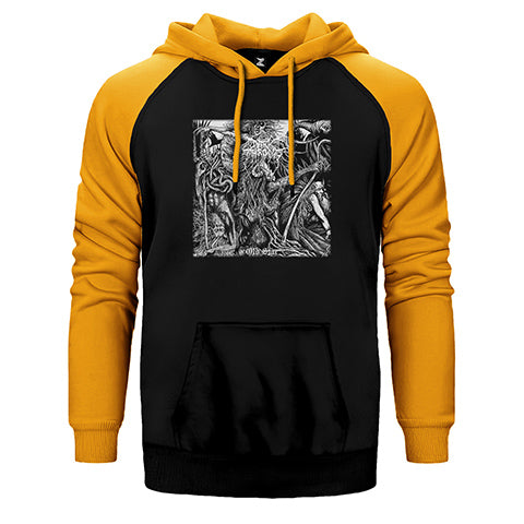 Darkthrone Old Star Çift Renk Reglan Kol Sweatshirt / Hoodie