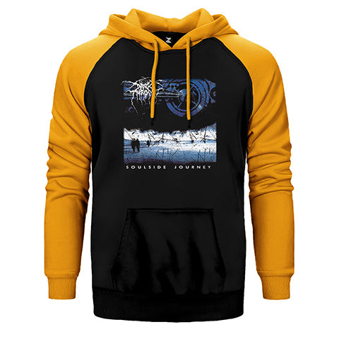 Darkthrone Soulside Journey Çift Renk Reglan Kol Sweatshirt / Hoodie