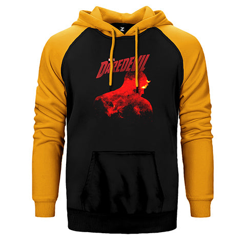 DareDevil Çift Renk Reglan Kol Sweatshirt / Hoodie