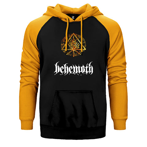 Behemoth Fire Çift Renk Reglan Kol Sweatshirt / Hoodie