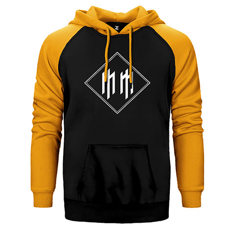 Marilyn Manson Sqqare Çift Renk Reglan Kol Sweatshirt / Hoodie