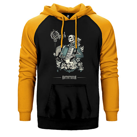 Opeth Katatonia Çift Renk Reglan Kol Sweatshirt / Hoodie