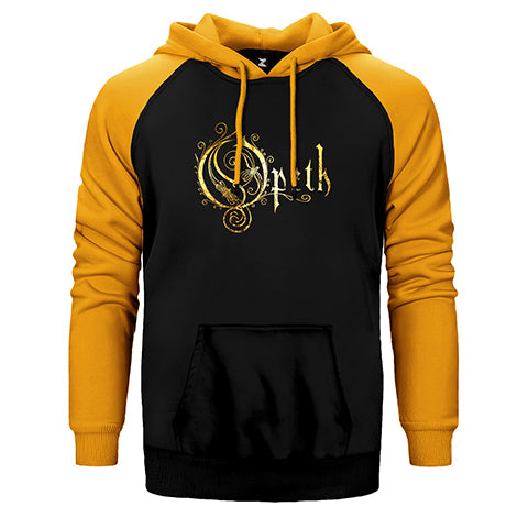 Opeth Logo Classic Çift Renk Reglan Kol Sweatshirt / Hoodie