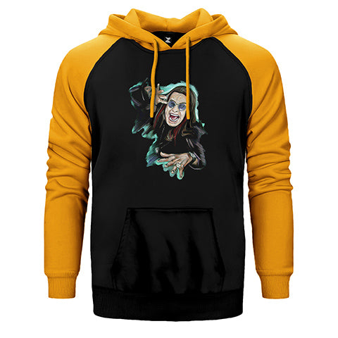 Ozzy Osbounre Colors Body Çift Renk Reglan Kol Sweatshirt / Hoodie