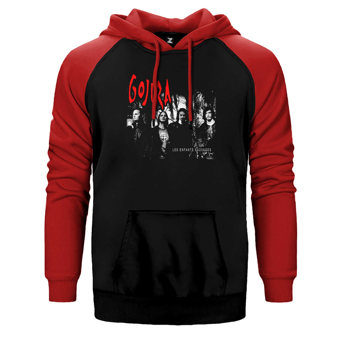 Gojira Les Enfants Sauvages Çift Renk Reglan Kol Sweatshirt / Hoodie