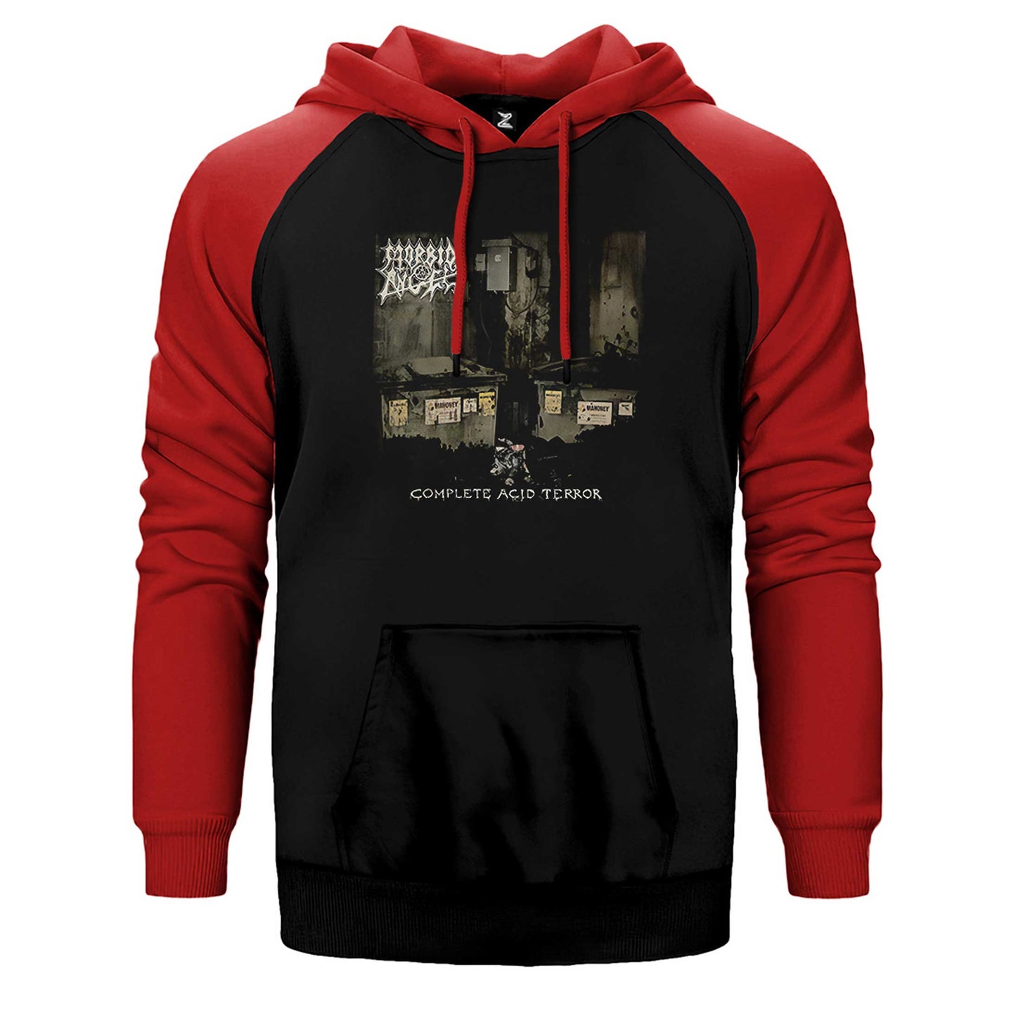 Morbid Angel Complete Acid Terror Çift Renk Reglan Kol Sweatshirt / Hoodie