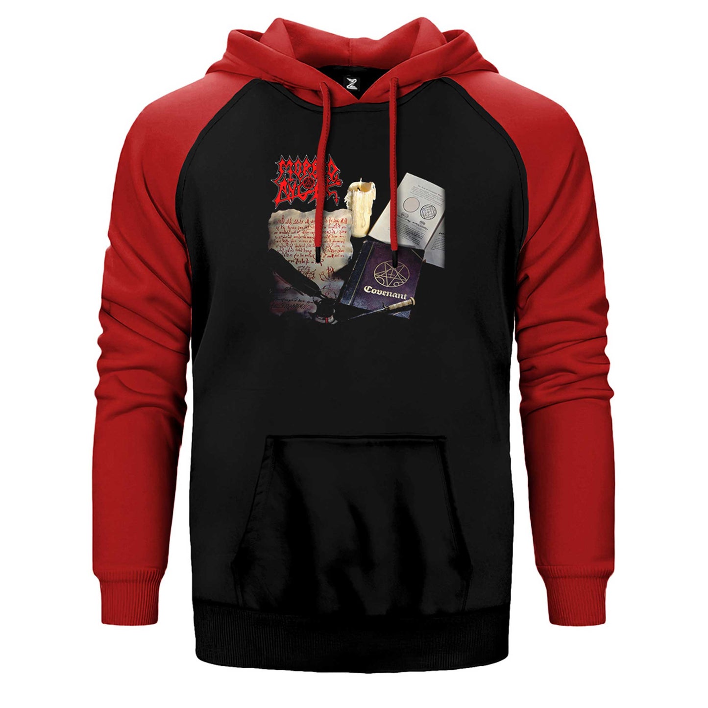 Morbid Angel Covenant Çift Renk Reglan Kol Sweatshirt / Hoodie