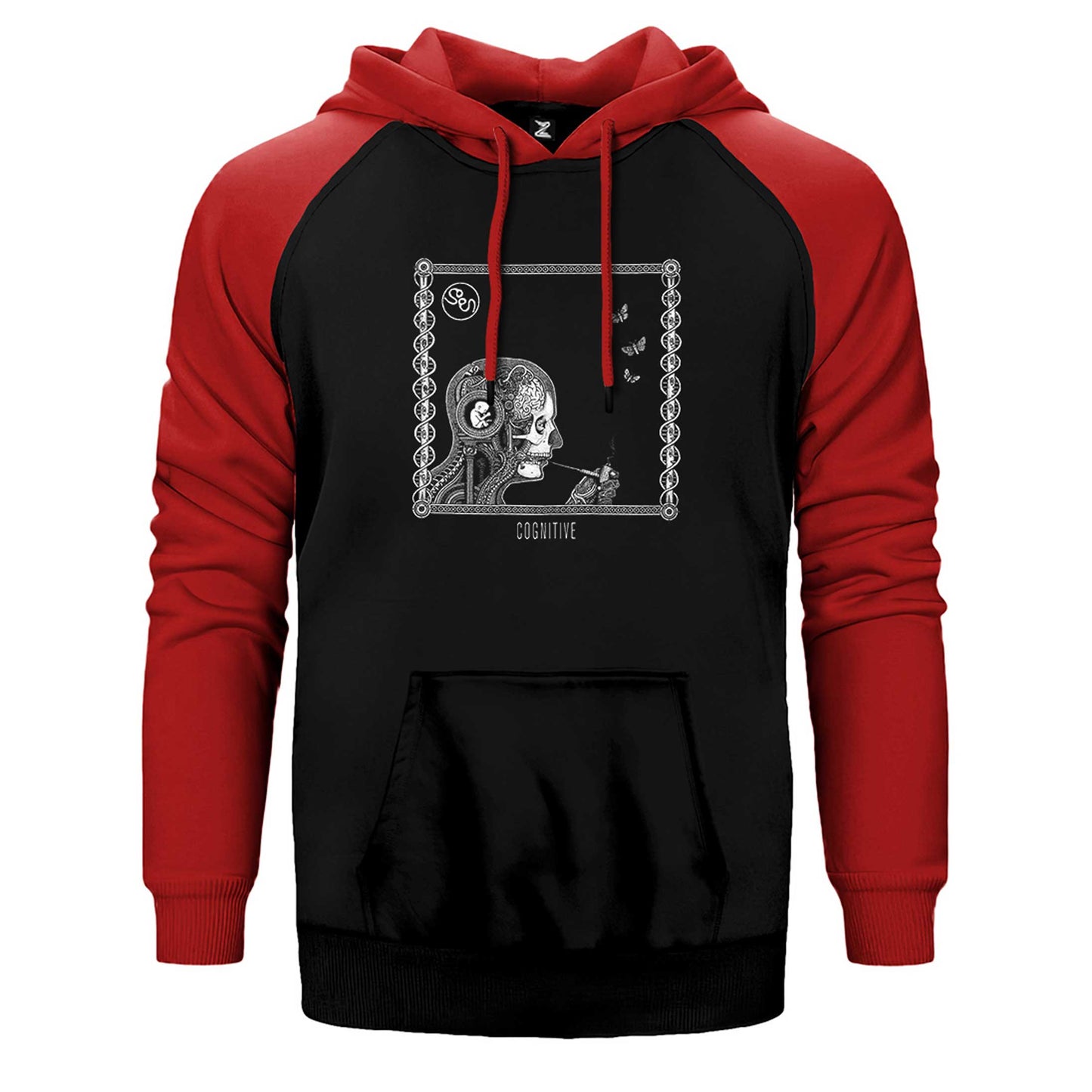 Soen Cognitive Çift Renk Reglan Kol Sweatshirt / Hoodie