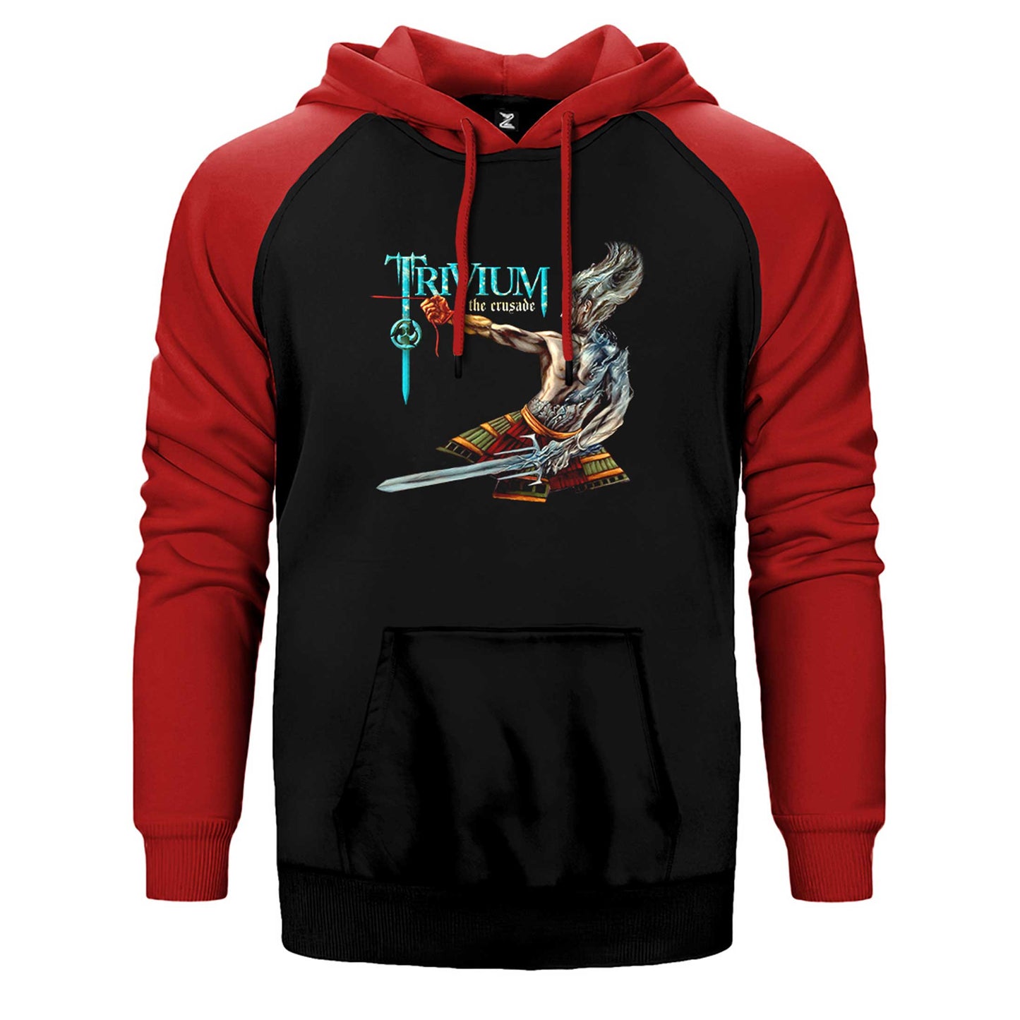 Trivium The Crusade Çift Renk Reglan Kol Sweatshirt / Hoodie