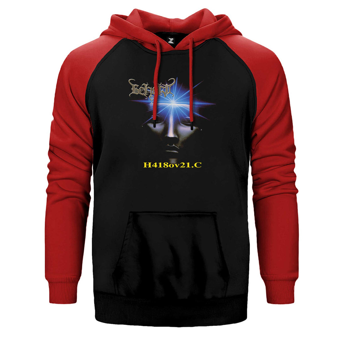 Beherit h418ov21.c Çift Renk Reglan Kol Sweatshirt / Hoodie