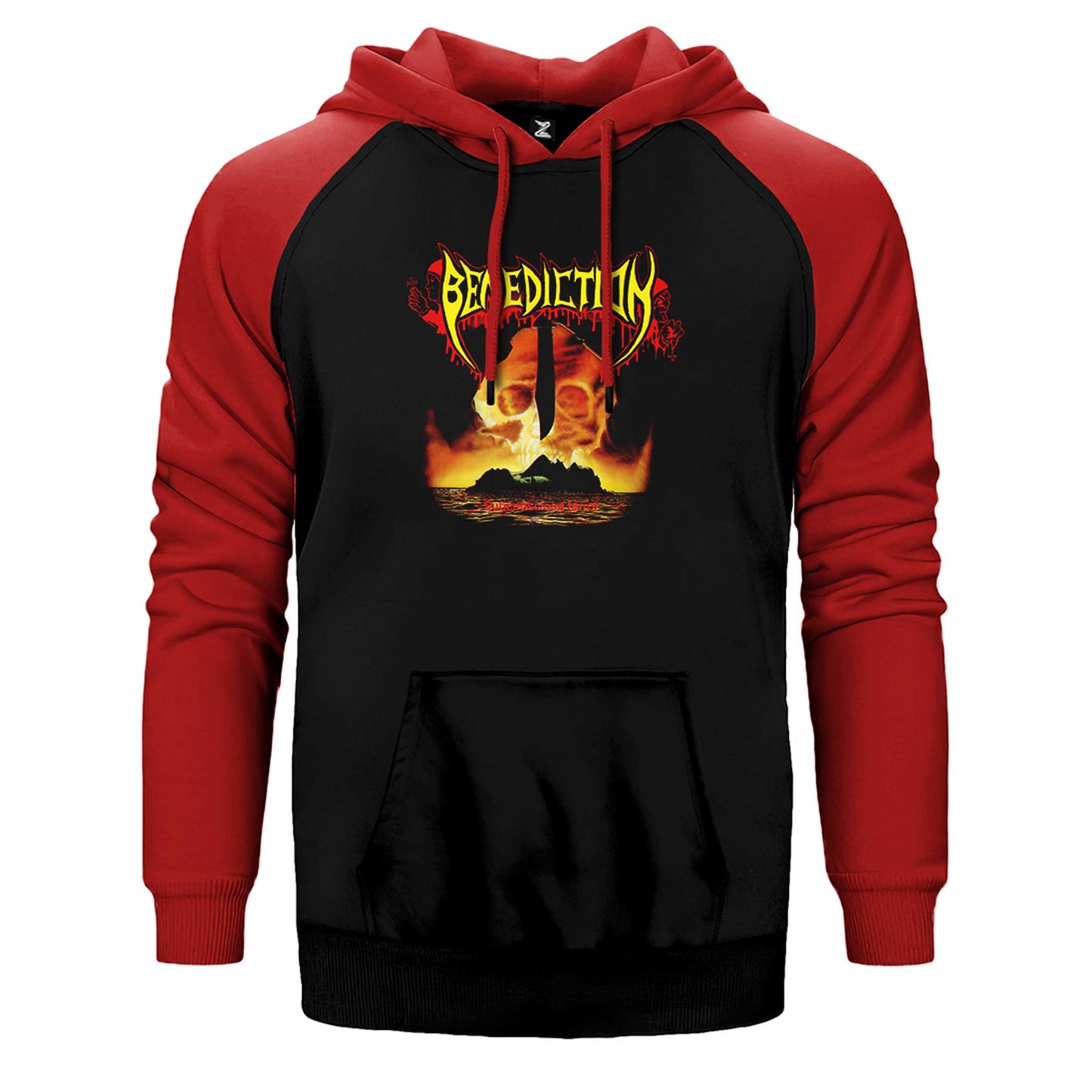 Benediction Subconscious Terror Çift Renk Reglan Kol Sweatshirt / Hoodie