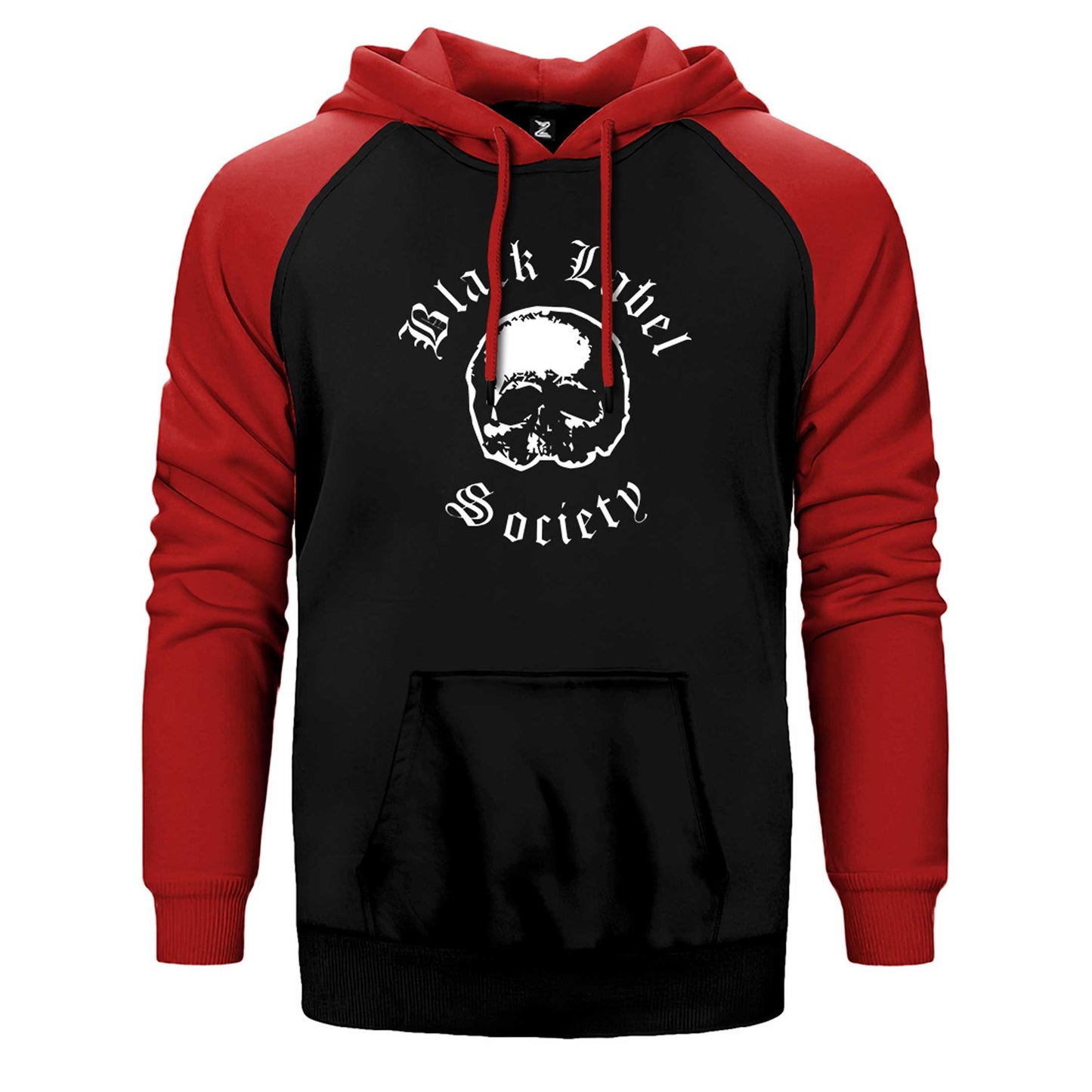 Black Label Society Çift Renk Reglan Kol Sweatshirt / Hoodie