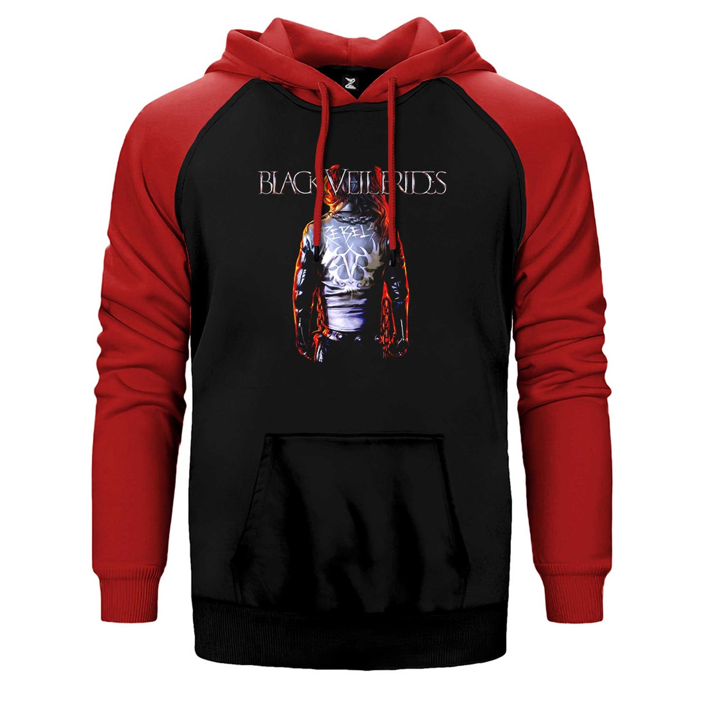 Black Veil Brides Rebels Çift Renk Reglan Kol Sweatshirt / Hoodie