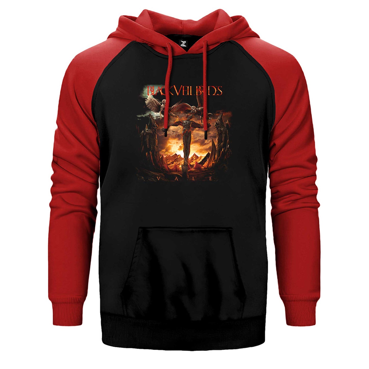 Black Veil Brides Vale Çift Renk Reglan Kol Sweatshirt / Hoodie