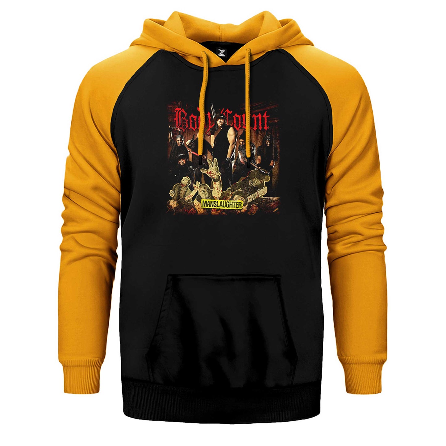 Body Count Manslaughter Çift Renk Reglan Kol Sweatshirt / Hoodie