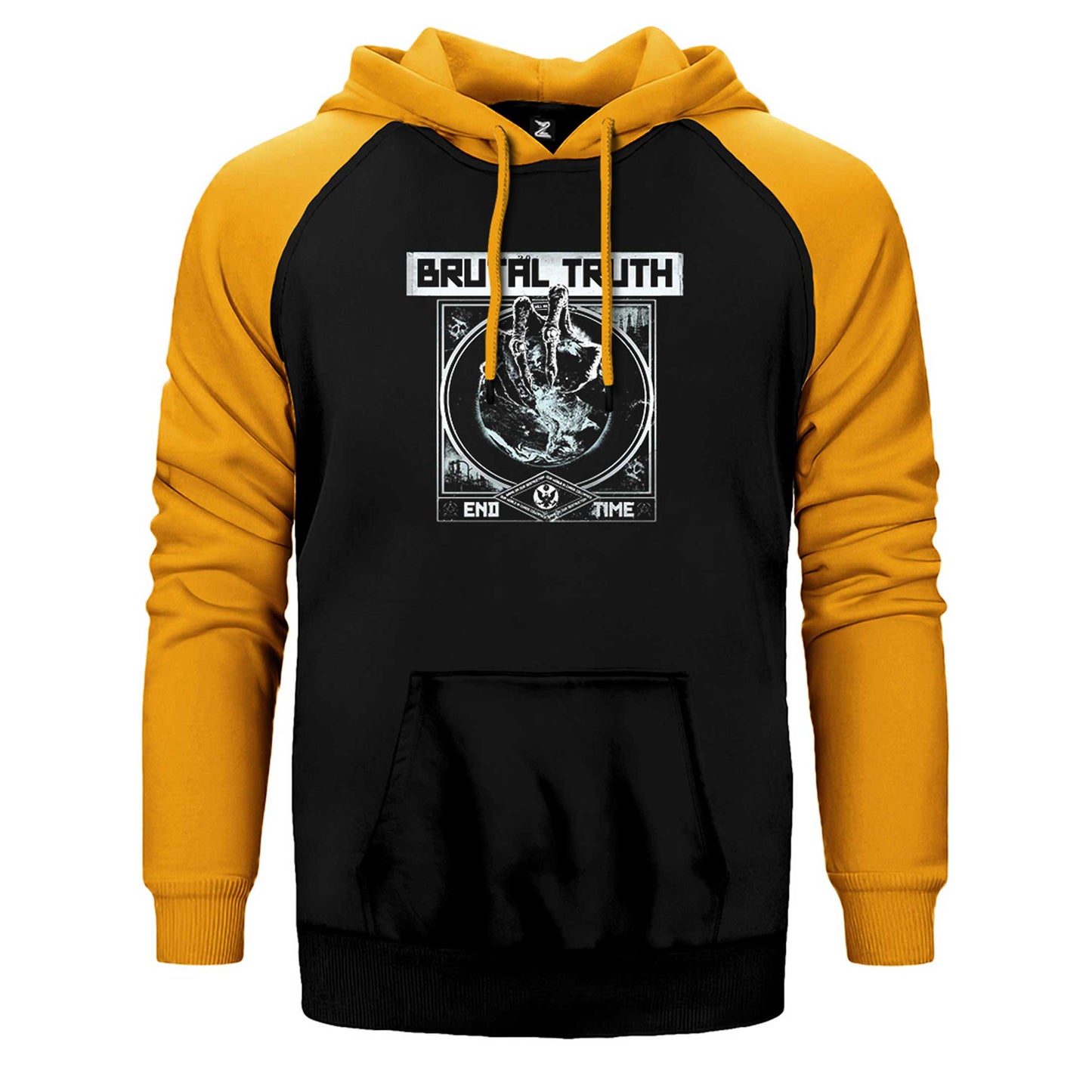 Brutal Truth end Time Çift Renk Reglan Kol Sweatshirt / Hoodie