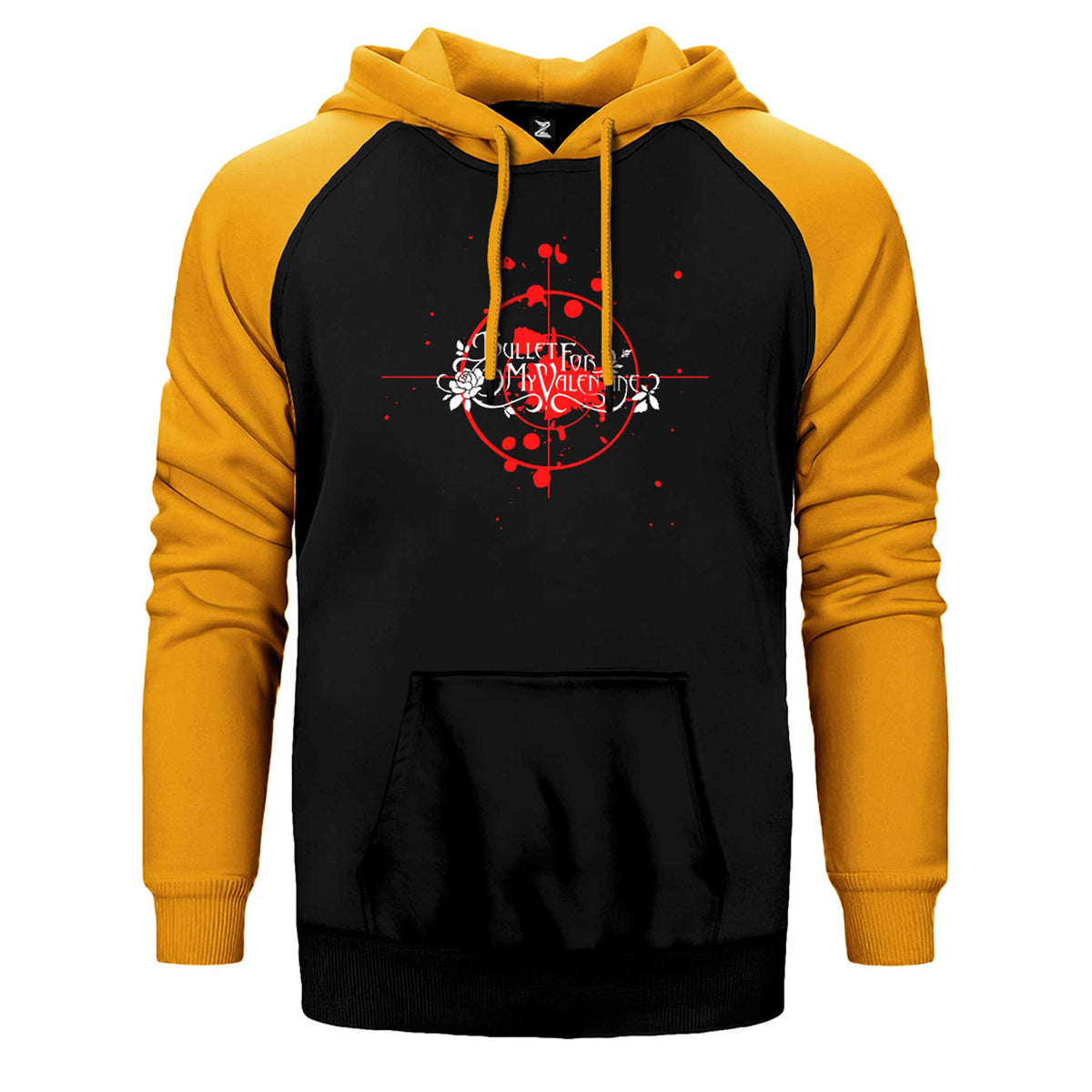 Bullet For My Valentine Target Çift Renk Reglan Kol Sweatshirt / Hoodie
