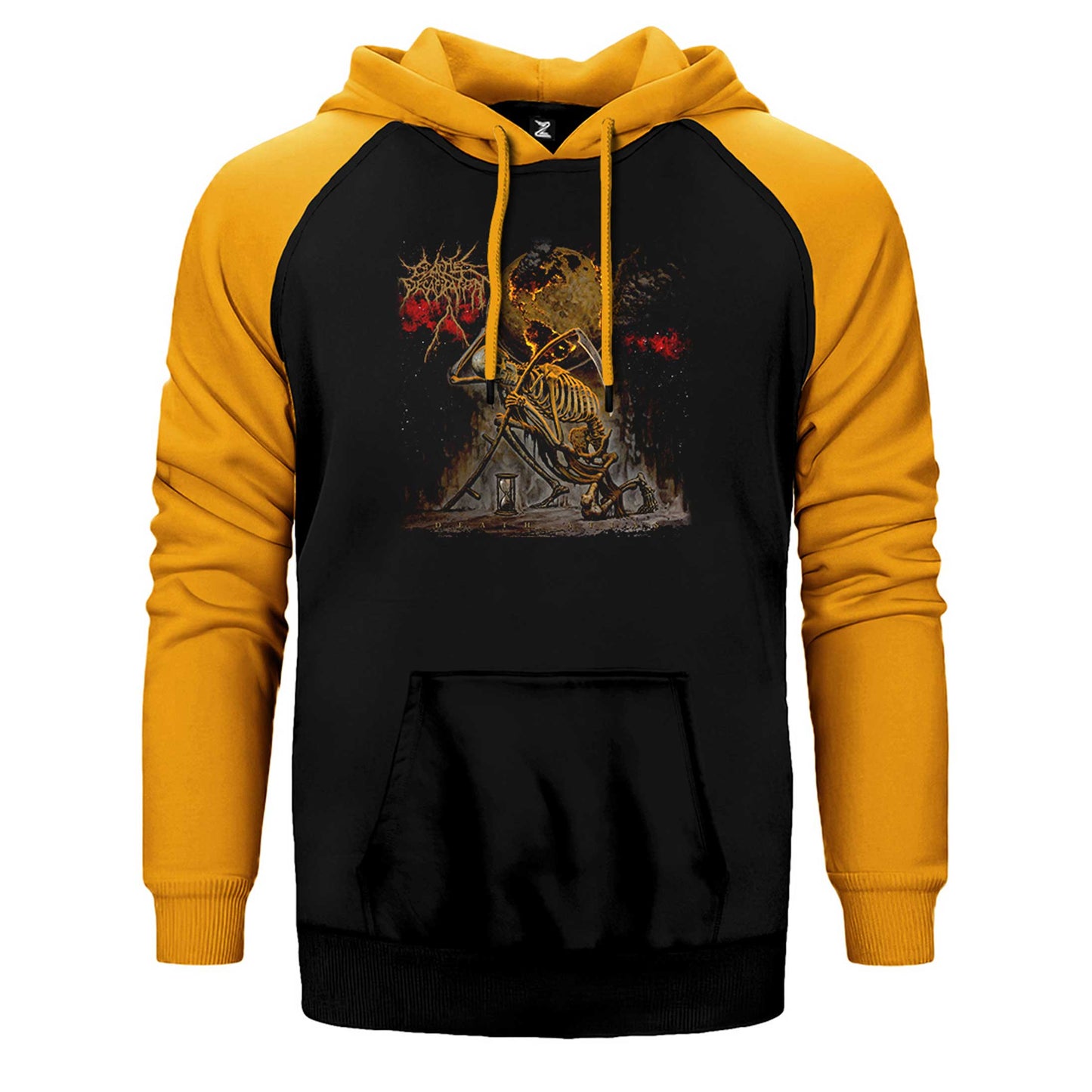 Cattle Decapitation Death Atlas Çift Renk Reglan Kol Sweatshirt / Hoodie