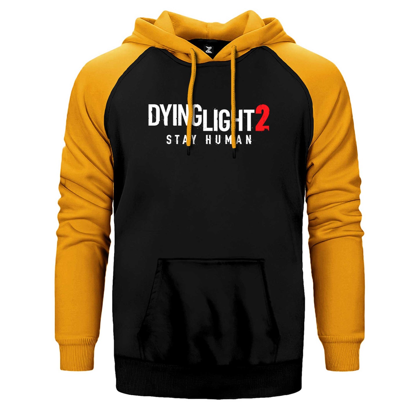 Dying Light Logo Çift Renk Reglan Kol Sweatshirt / Hoodie