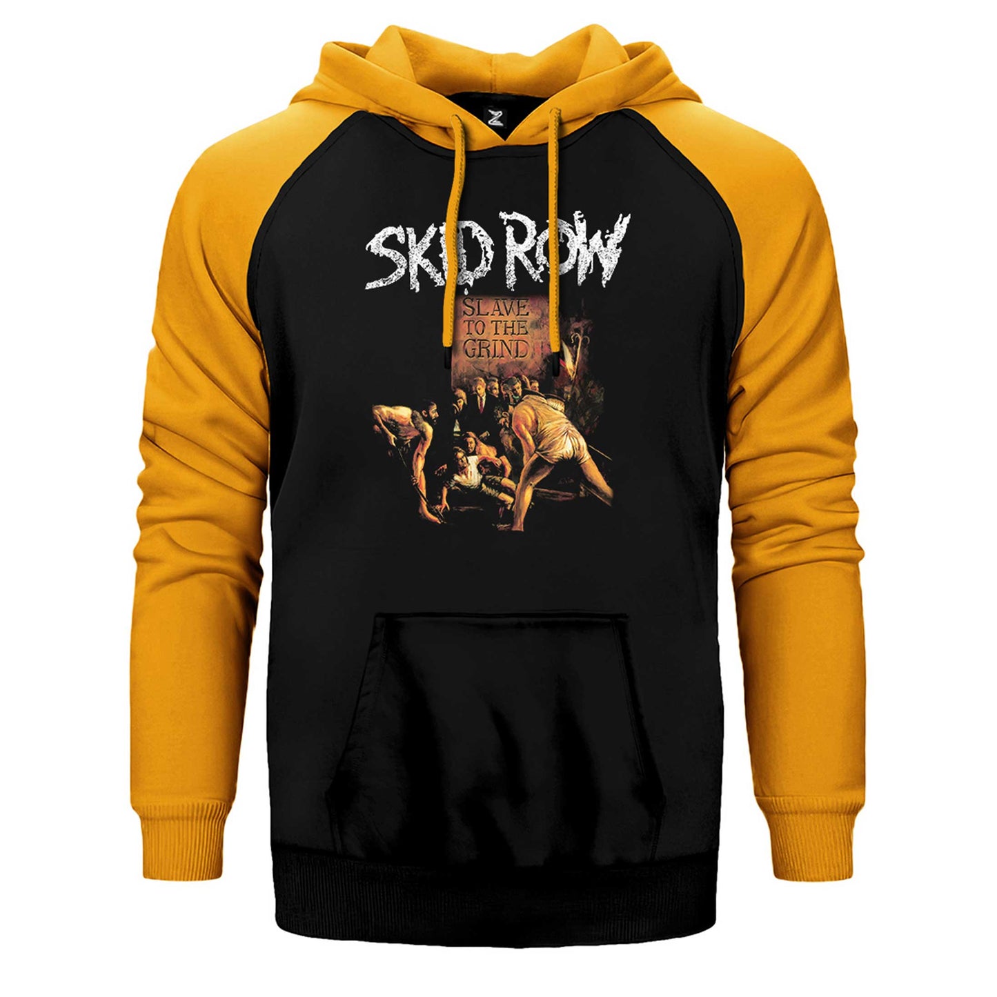 Skid Row Slave To The Grind Çift Renk Reglan Kol Sweatshirt / Hoodie