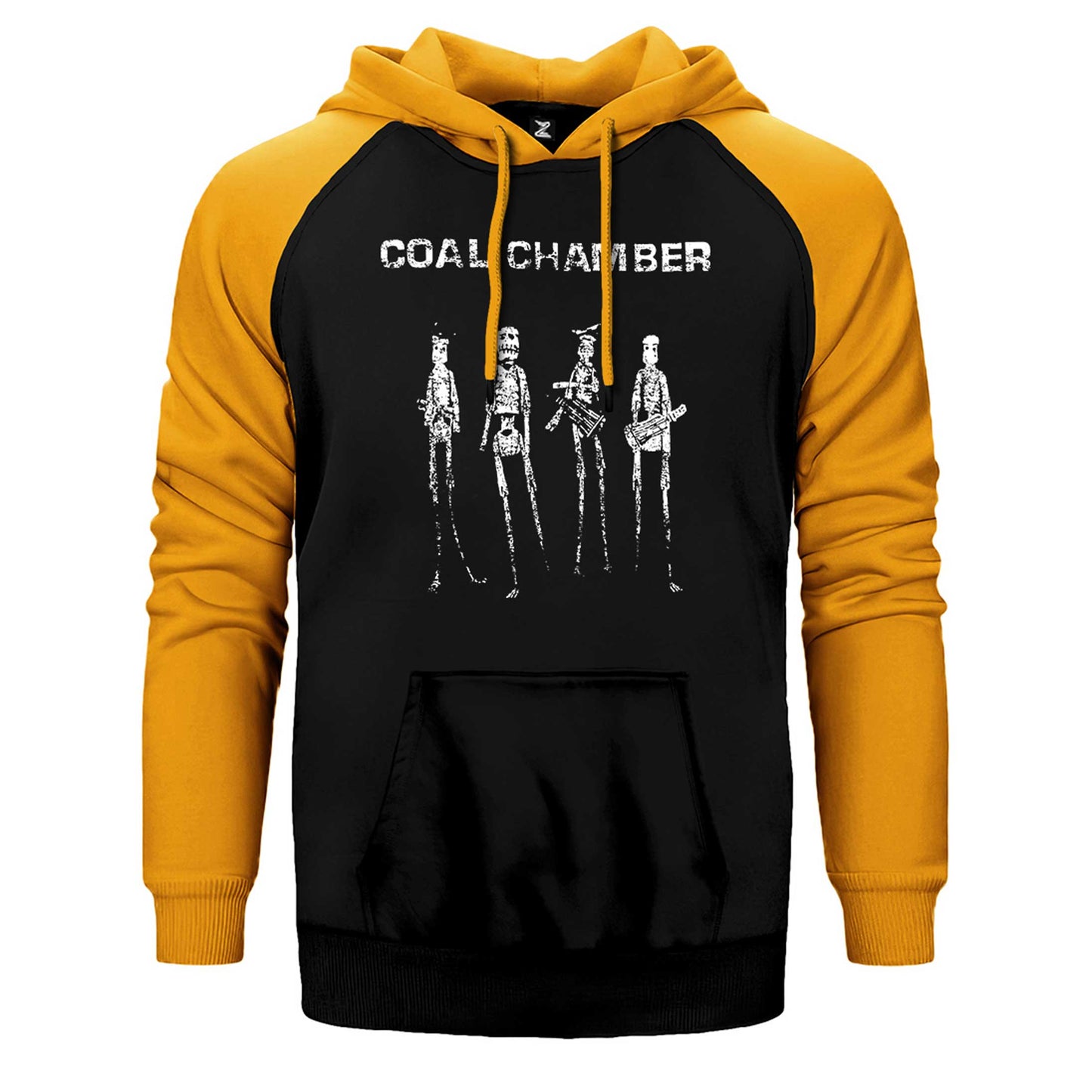 Coal Chamber Dark Days Çift Renk Reglan Kol Sweatshirt / Hoodie