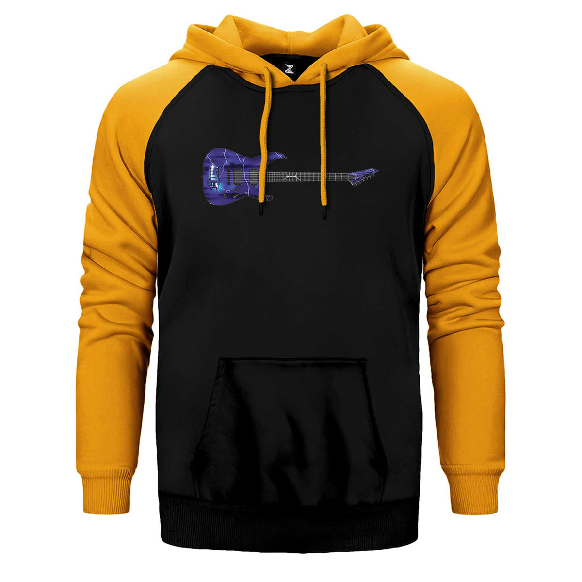 Metallica Ride The Lightning Guitar Çift Renk Reglan Kol Sweatshirt / Hoodie