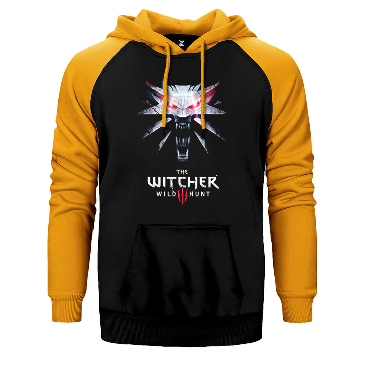 The Witcher Wild Çift Renk Reglan Kol Sweatshirt / Hoodie