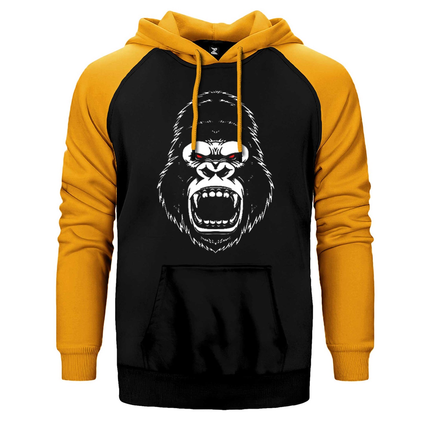 Goril Nervous Çift Renk Reglan Kol Sweatshirt / Hoodie