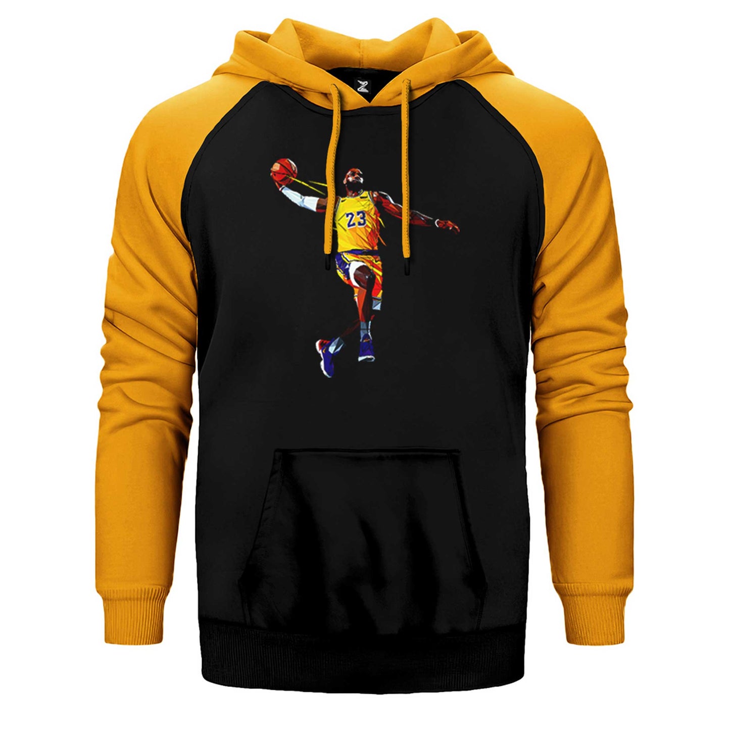 Lebron James Color Çift Renk Reglan Kol Sweatshirt / Hoodie
