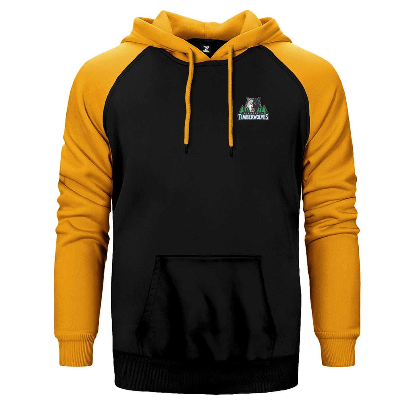 Timberwolves Logo Çift Renk Reglan Kol Sweatshirt / Hoodie