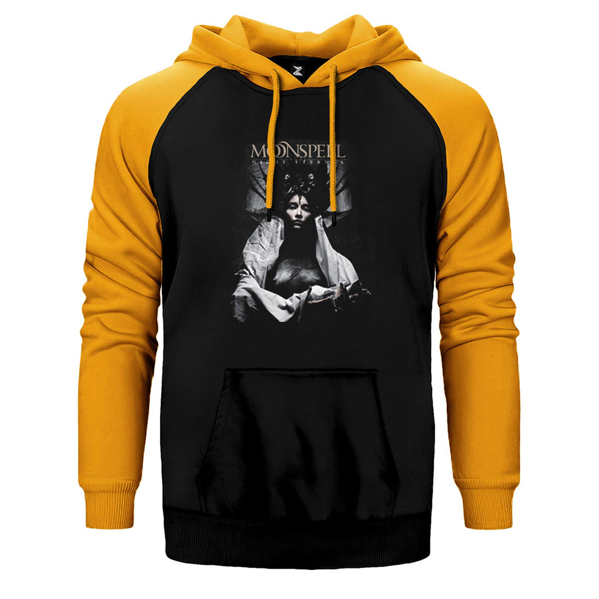 Moonspell Night Eternal Çift Renk Reglan Kol Sweatshirt / Hoodie