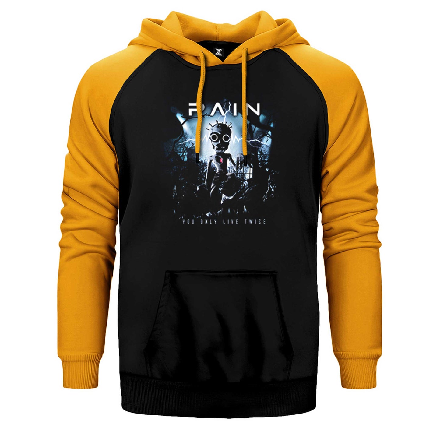 Pain You Only Live Twice Çift Renk Reglan Kol Sweatshirt / Hoodie
