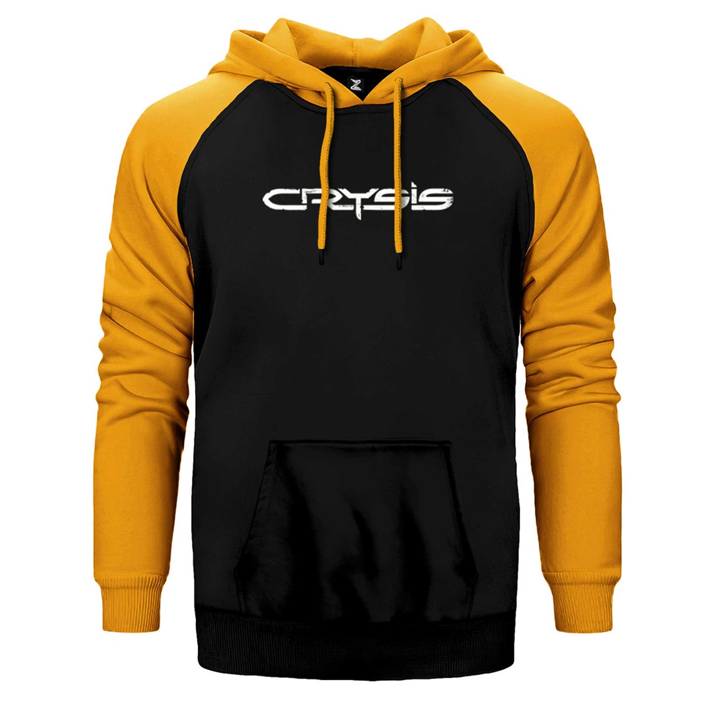 Crysis Black Text Çift Renk Reglan Kol Sweatshirt / Hoodie
