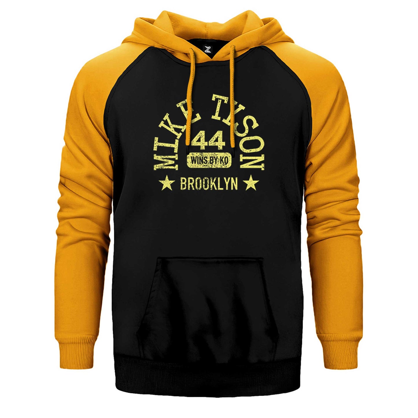 Mike Tyson 44 Wins by Knockout Çift Renk Reglan Kol Sweatshirt / Hoodie