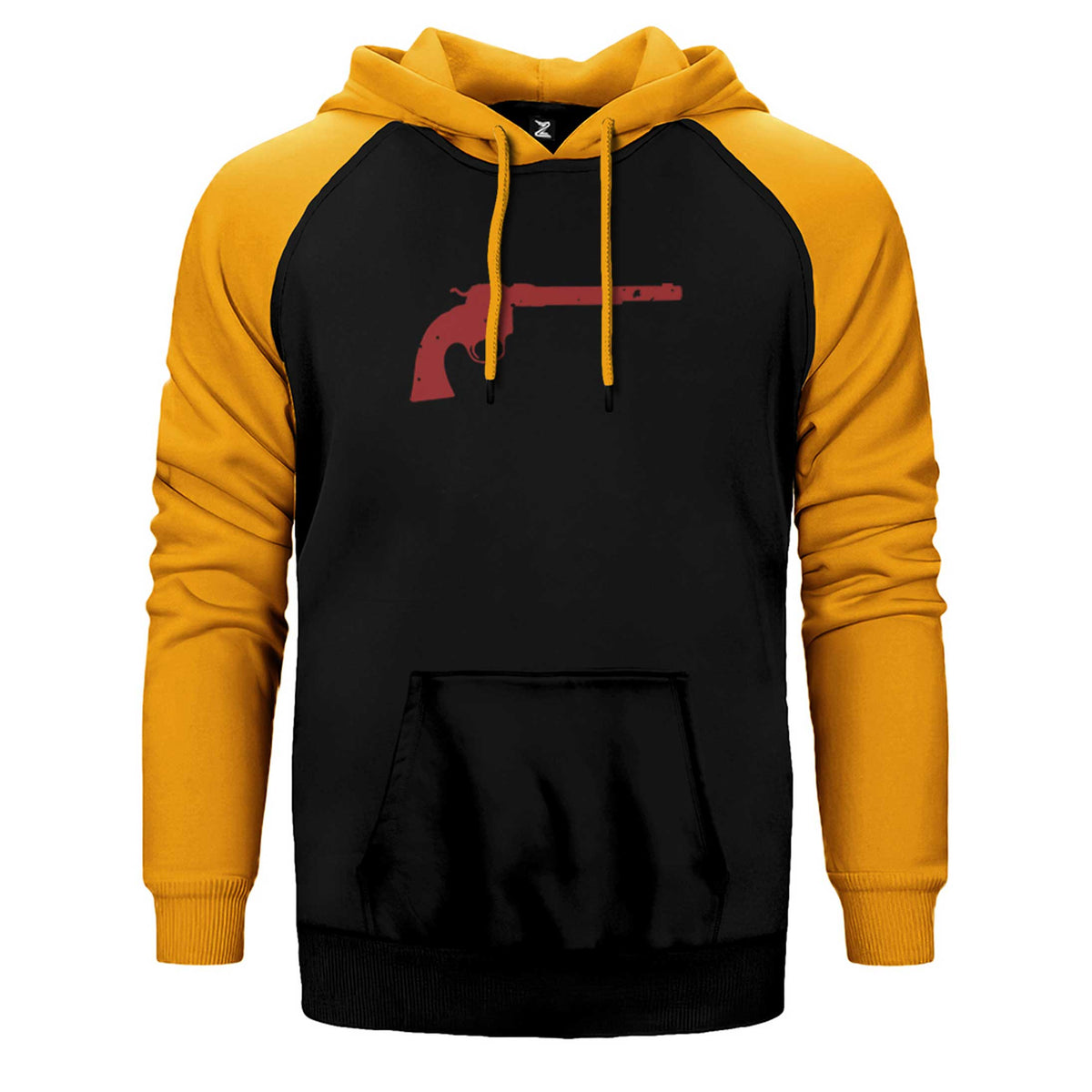 Red Dead Redemption 2 Guns Çift Renk Reglan Kol Sweatshirt / Hoodie