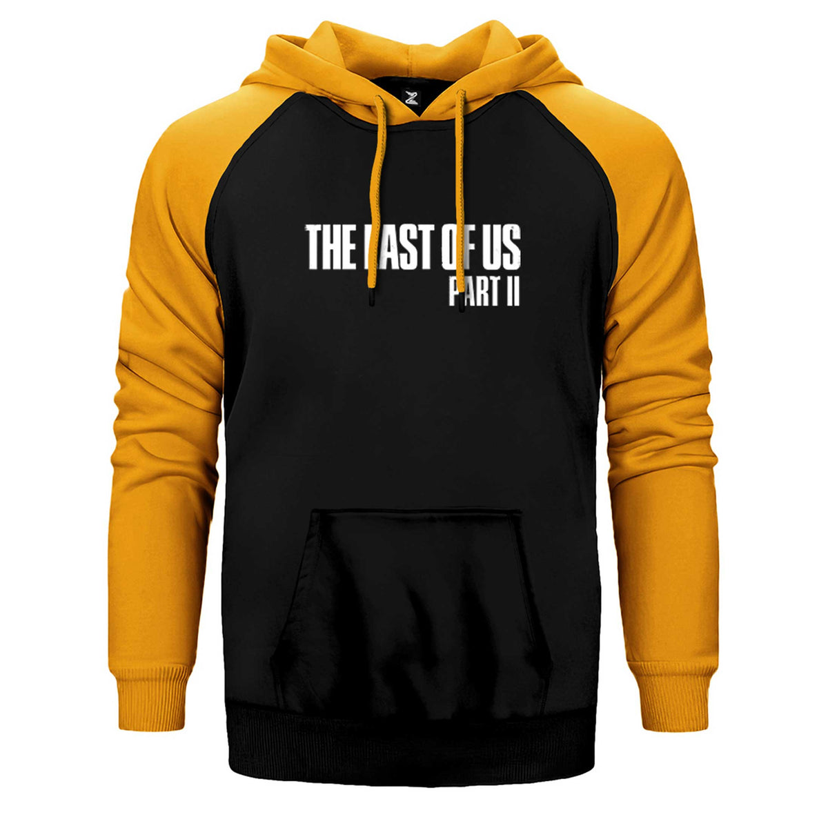 The Last Of Us 2 Text Çift Renk Reglan Kol Sweatshirt / Hoodie