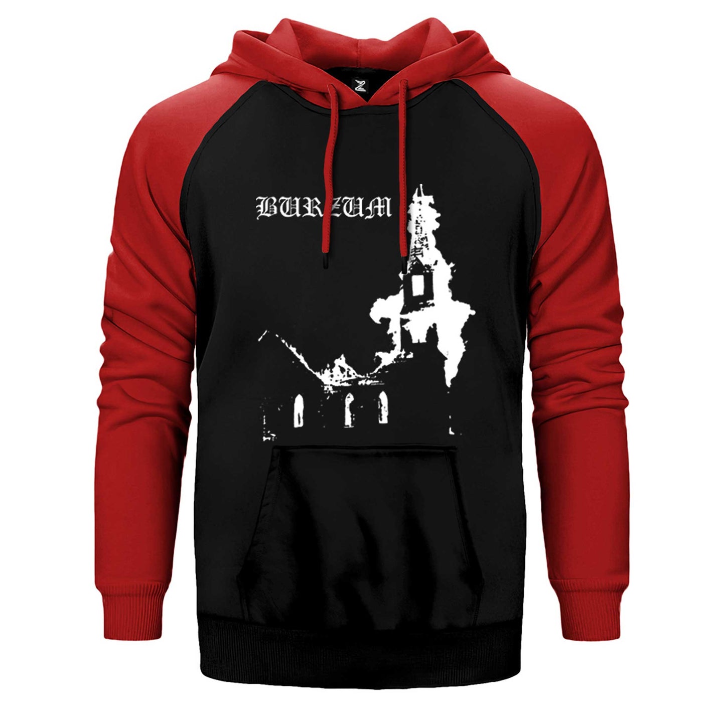 Burzum Burn Church Çift Renk Reglan Kol Sweatshirt / Hoodie