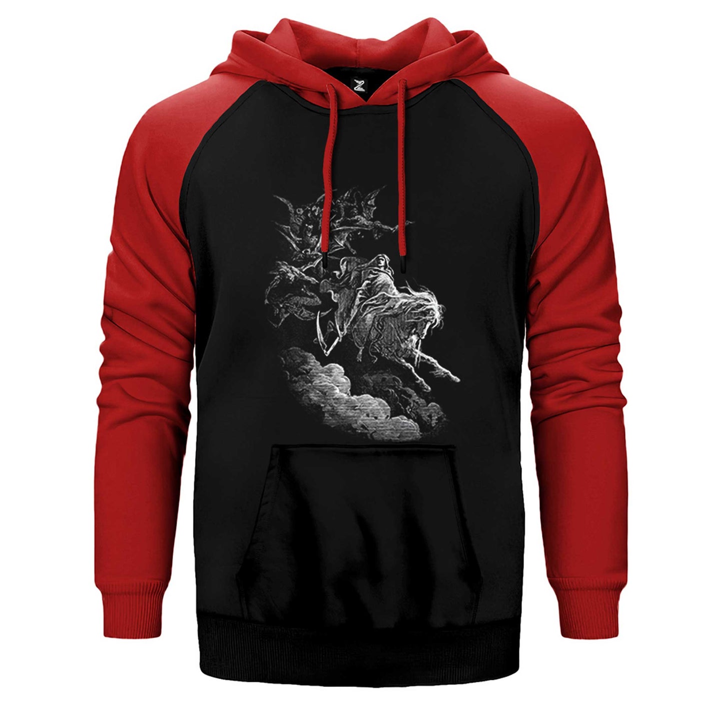 Burzum Ishi Krimpatul Çift Renk Reglan Kol Sweatshirt / Hoodie