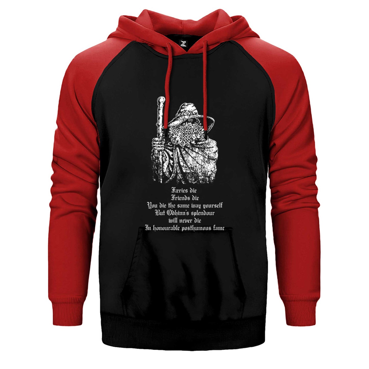 Burzum Old Çift Renk Reglan Kol Sweatshirt / Hoodie