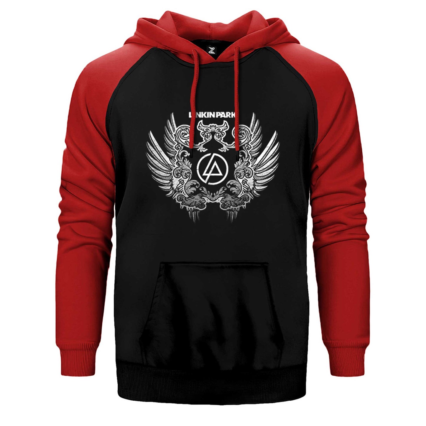 Linkin Park Wings Çift Renk Reglan Kol Sweatshirt / Hoodie