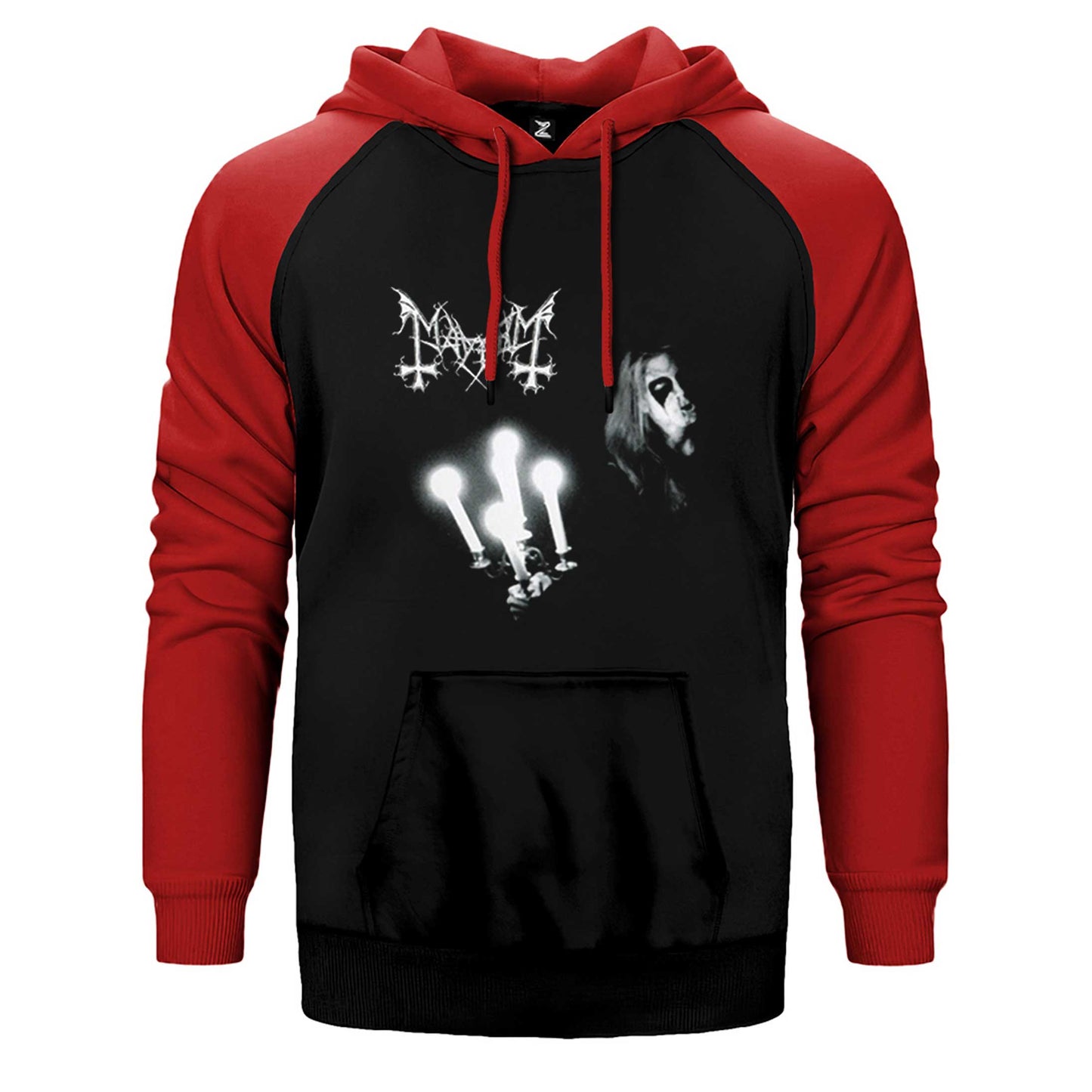 Mayhem Live in Leipzig Çift Renk Reglan Kol Sweatshirt / Hoodie