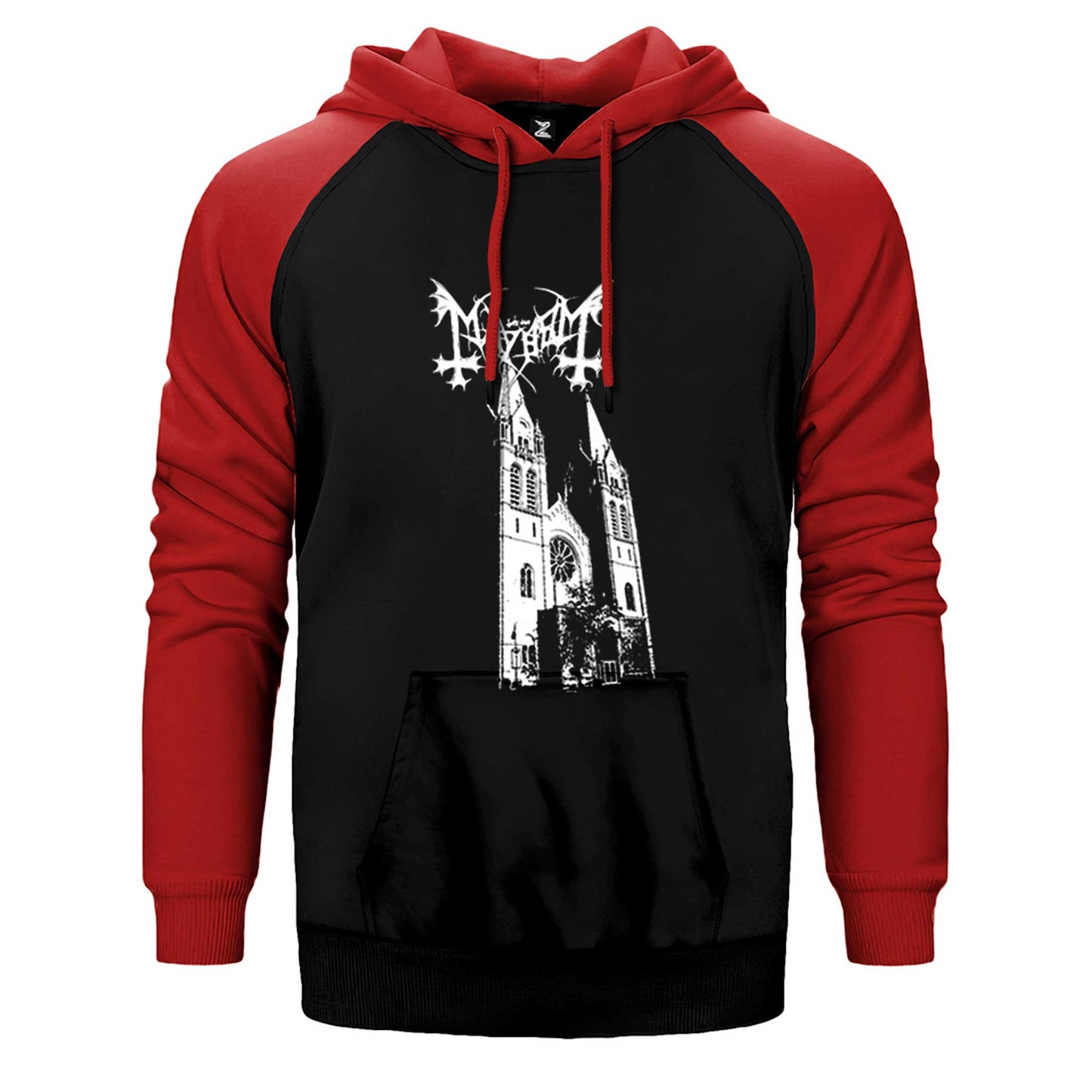 Mayhem Originators Of The Northern Darkness Çift Renk Reglan Kol Sweatshirt / Hoodie