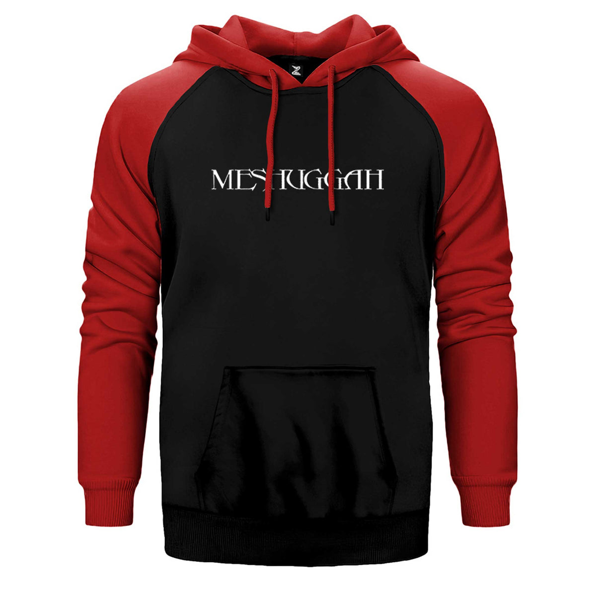 Meshuggah Logo Çift Renk Reglan Kol Sweatshirt / Hoodie