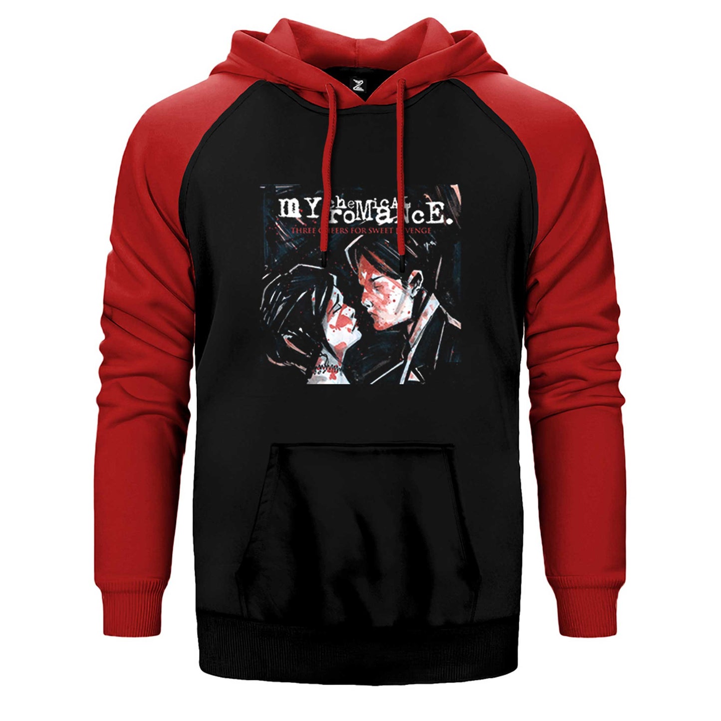 My Chemical Romance Three Cheers for Sweet Revenge Çift Renk Reglan Kol Sweatshirt / Hoodie