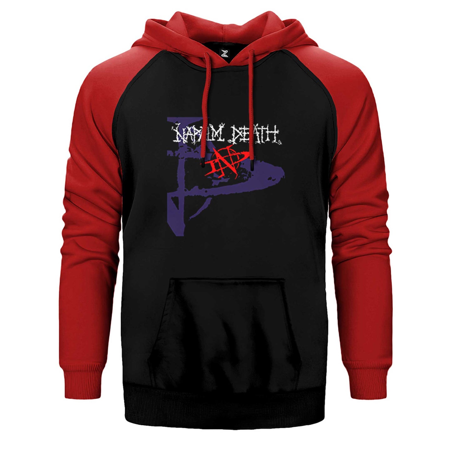 Napalm Death Greed Killing Çift Renk Reglan Kol Sweatshirt / Hoodie