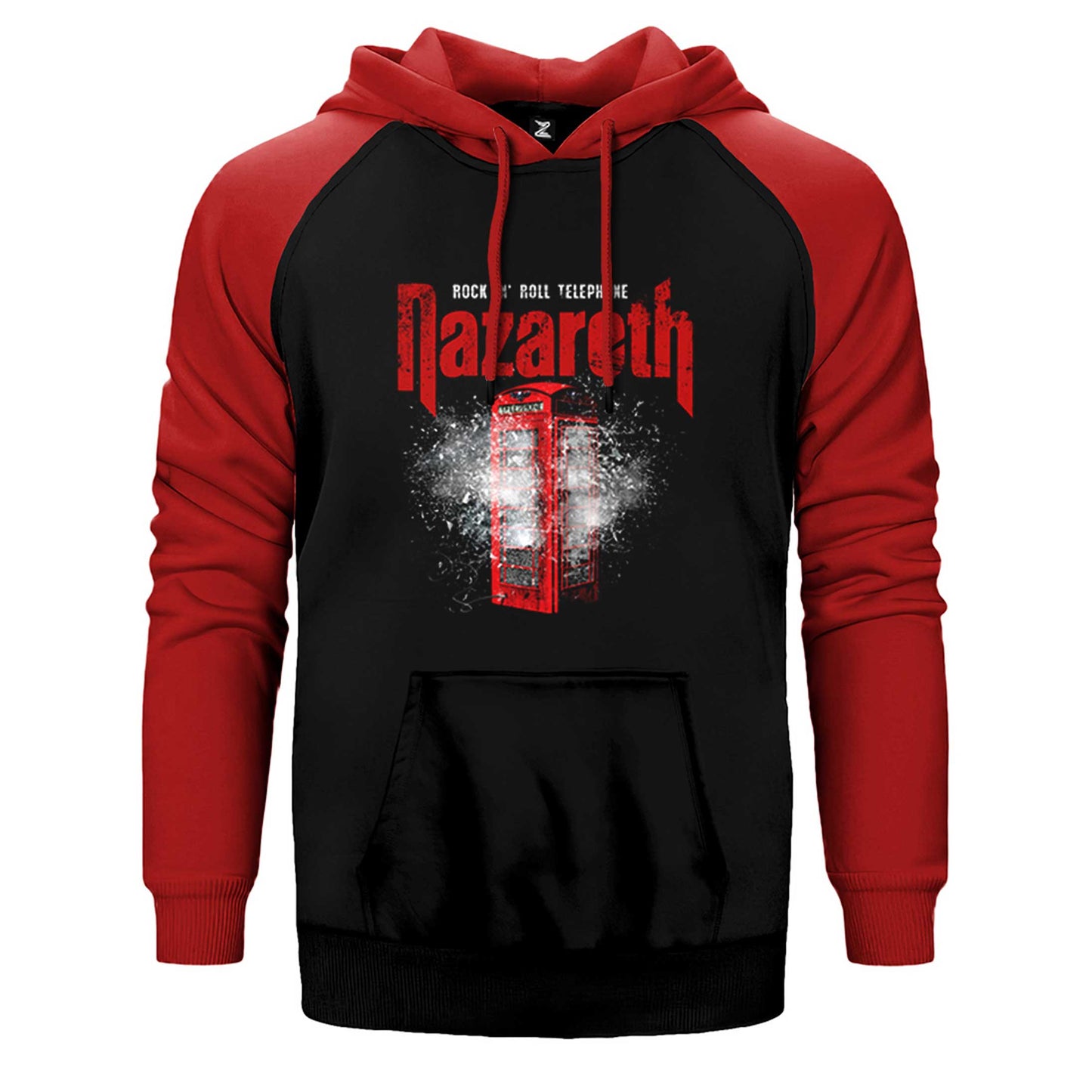 Nazareth Rock 'N' Roll Telephone Çift Renk Reglan Kol Sweatshirt / Hoodie